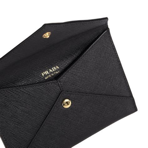 prada bi-fold wallet|prada saffiano envelope wallet.